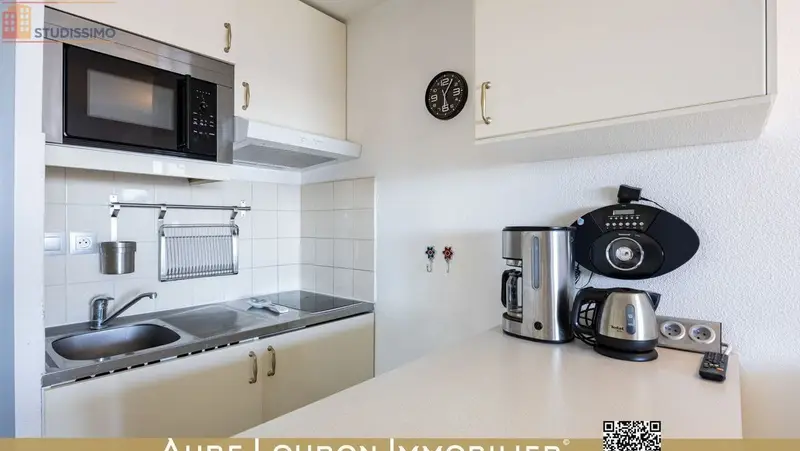 Studio 24m² Saint-Lary-Soulan - Étage élevé, vue montagne - Photo 2