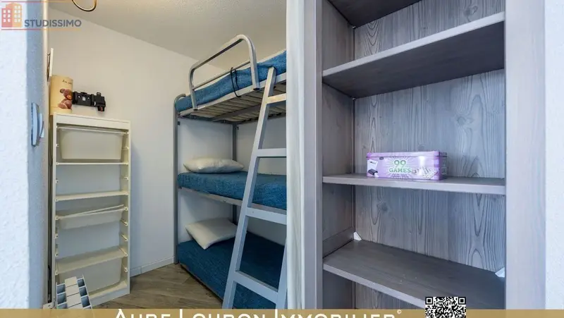 Studio 24m² Saint-Lary-Soulan - Étage élevé, vue montagne - Photo 1
