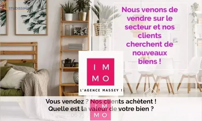 Studio 34m² Tarbes - Chauffage individuel, DPE D - Photo 1