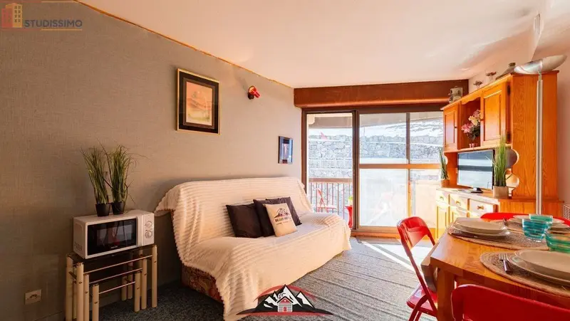 Studio 21m² Saint-Lary-Soulan - Étage élevé, vue montagne - Photo 11