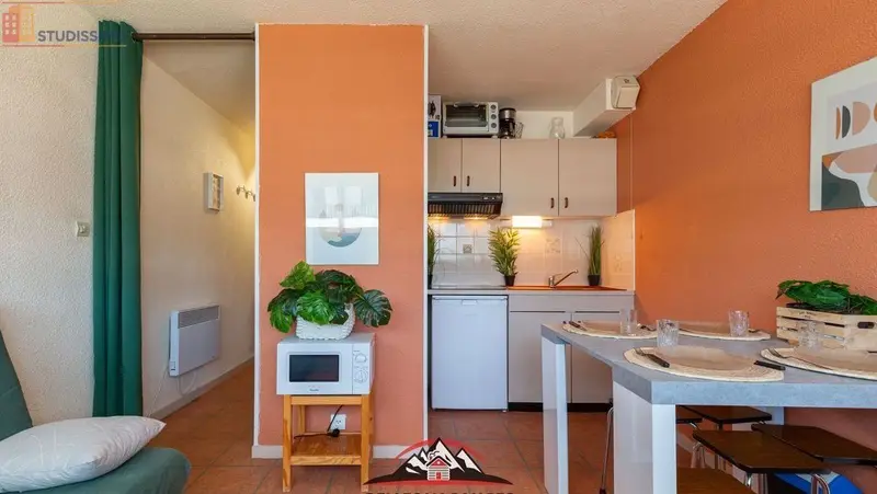 Studio 19m² Saint-Lary-Soulan - Étage 1/6 - Photo 9