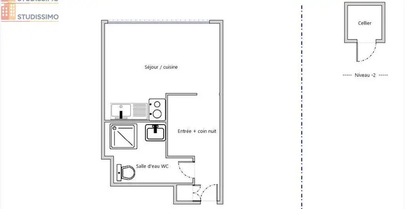 Studio 19m² Saint-Lary-Soulan - Étage 1/6 - Photo 1