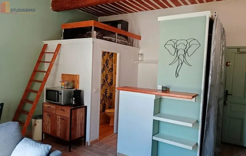 Studio meublé 22m² Avignon - Mezzanine, lumineux - Photo 1