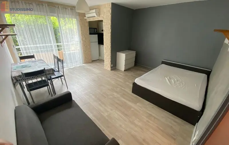 Studio meublé 30m² Avignon - Balcon, climatisation - Photo 7