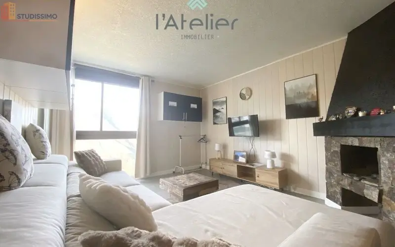 Studio 26m² Saint-Lary-Soulan - DPE D, 1er étage - Photo 4