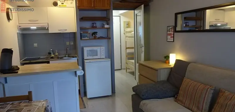 Studio 22m² Saint-Lary-Soulan - Étage élevé, vue montagne - Photo 12