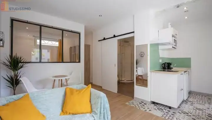 Studio meublé 30m² Avignon - Résidence sécurisée, parking - Photo 5