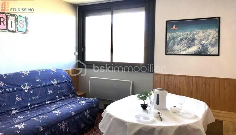 Studio 27m² Saint-Lary-Soulan - Étage élevé, vue montagne - Photo 7
