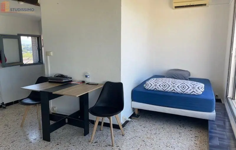 Studio meublé 27m² Aubignan - Coin nuit, dernier étage - Photo 5