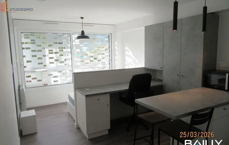 Studio meublé 24m² La Roche-sur-Yon - Meublé, DPE C - Photo 3