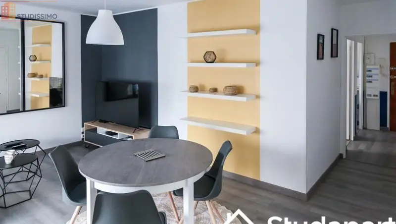 Studio meublé 10m² La Roche-sur-Yon - Lumineux, 5e étage - Photo 3