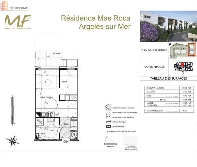 Studio 35m² Argelès-sur-Mer - DPE A - Photo 2