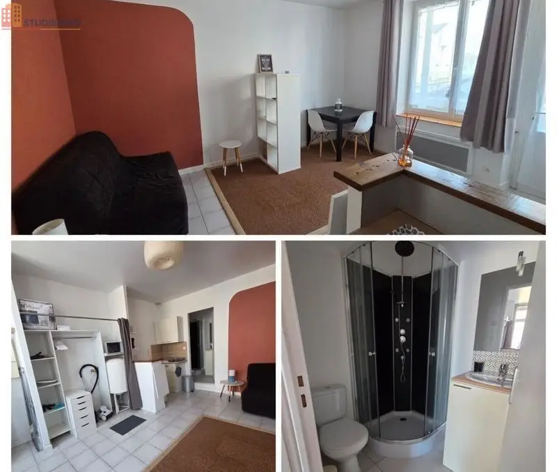Studio meublé 20m² La Roche-sur-Yon - Meublé, DPE D - Photo 1