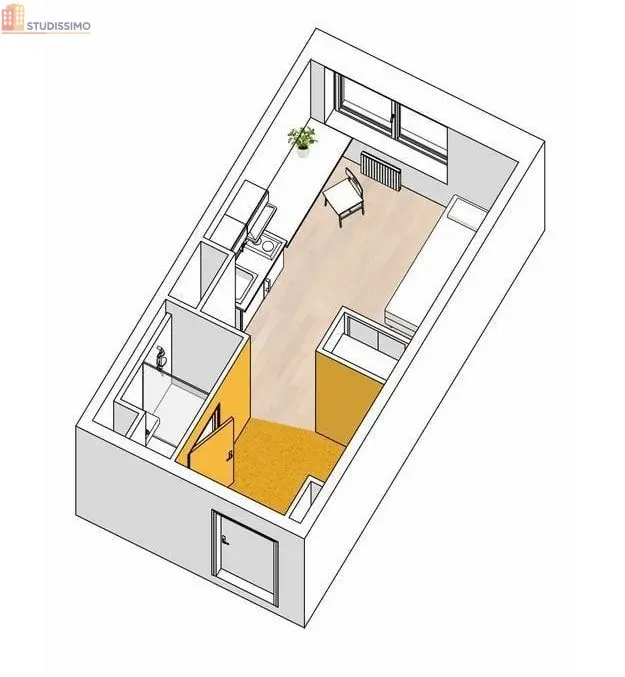 Studio meublé 18m² La Roche-sur-Yon - Résidence étudiante, charges incluses - Photo 1