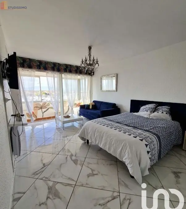 Studio 30m² Le Barcarès - Étage élevé, vue dégagée - Photo 8