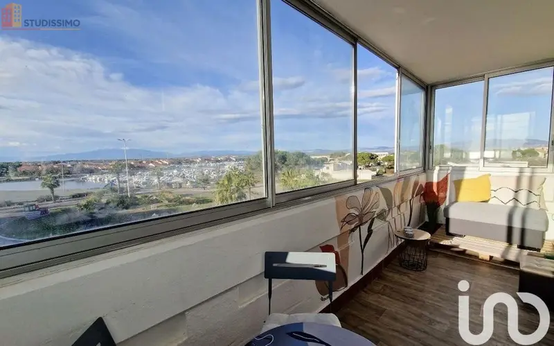 Studio 30m² Le Barcarès - Étage élevé, vue dégagée - Photo 4