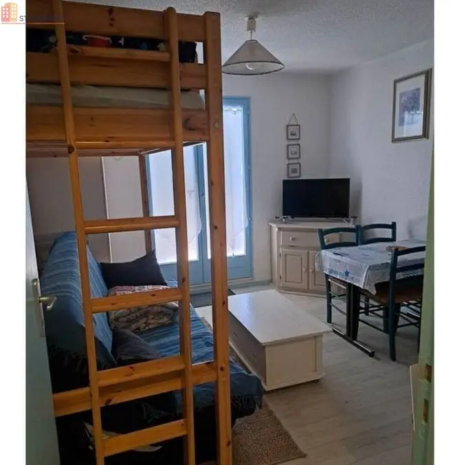 Studio meublé 17m² Les Sables-d'Olonne - Balcon, lumineux - Photo 2