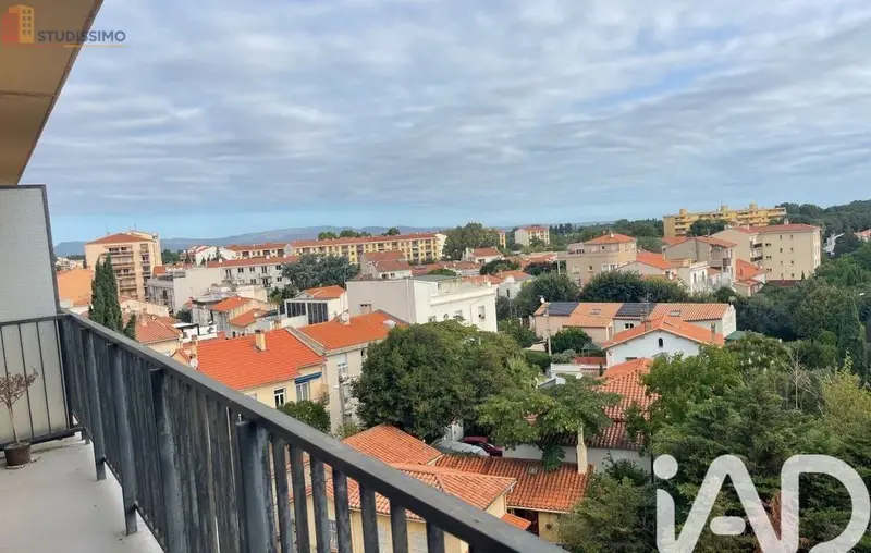 Studio 40m² Perpignan centre - 6e étage, lumineux - Photo 1