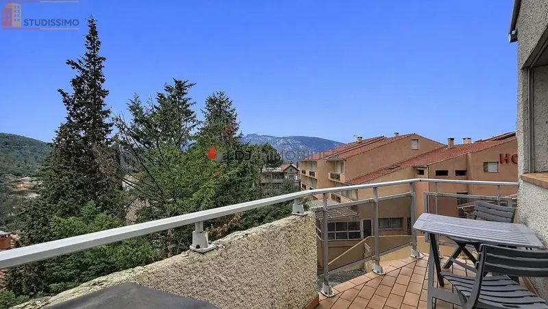 Studio 23m² Vernet-les-Bains - Vue dégagée, dernier étage - Photo 3