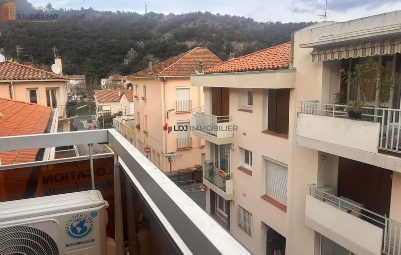 Studio 32m² Amélie-les-Bains-Palalda - Étage élevé, DPE D - Photo 1