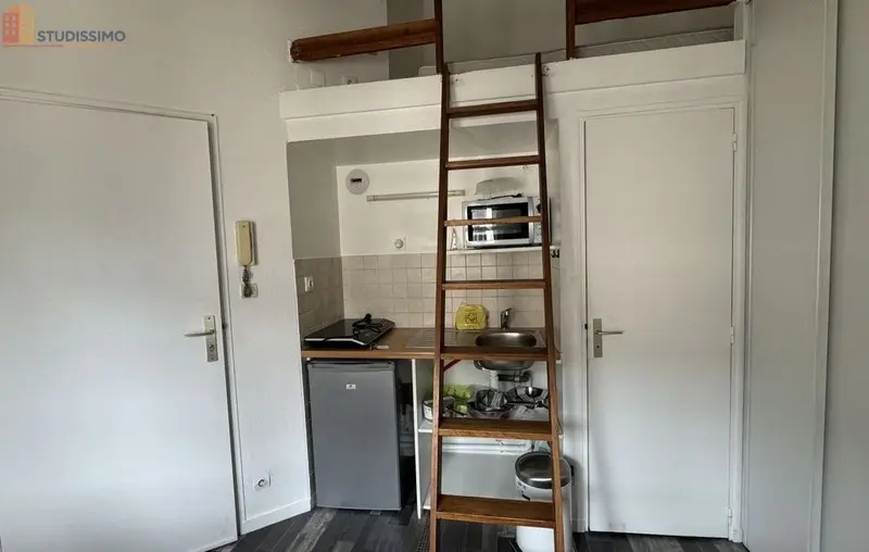 Studio meublé 13m² Poitiers - Meublé, 3e étage - Photo 4