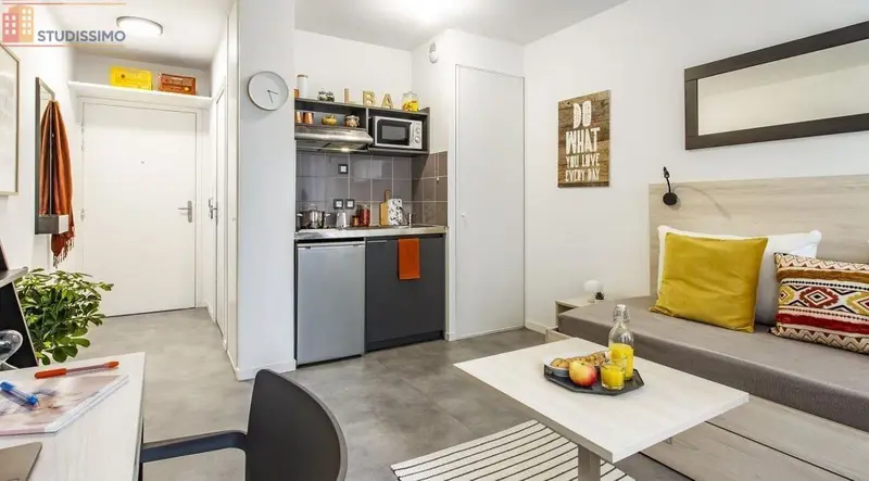 Studio meublé 18m² Poitiers 86000 - Meublé, DPE C - Photo 3