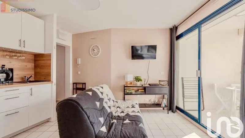 Studio 22m² Canet-en-Roussillon - Étage élevé, DPE C - Photo 7