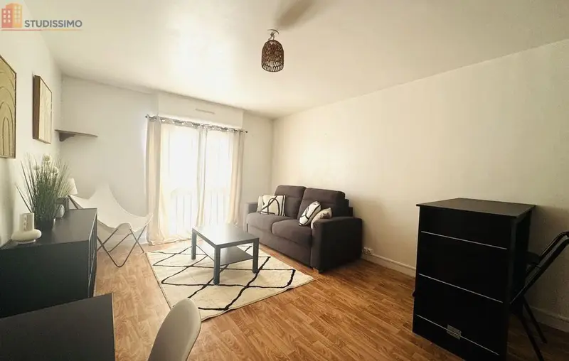 Studio meublé 27m² Poitiers - Meublé, DPE D - Photo 8