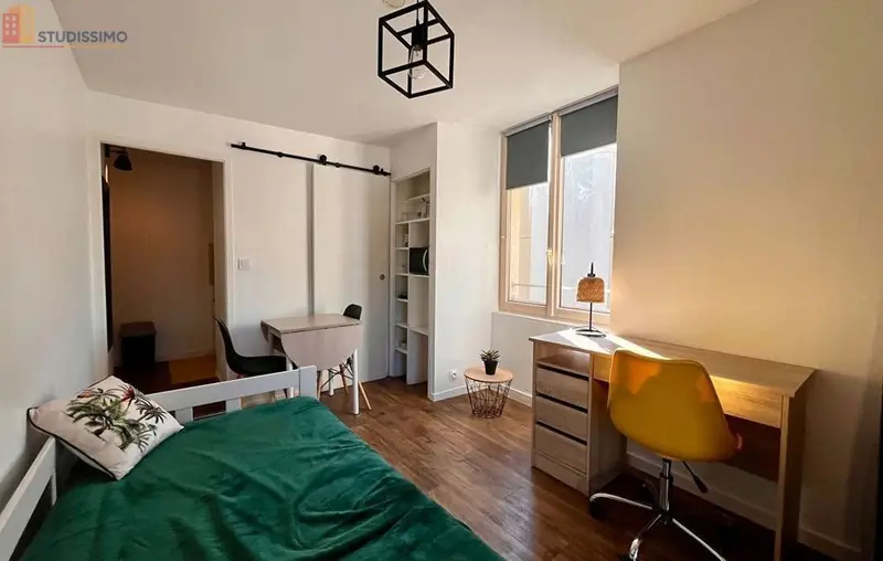 Studio meublé 15m² Poitiers - Meublé, 2e étage - Photo 1