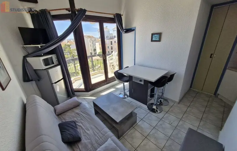 Studio 19m² Le Barcarès - Dernier étage, lumineux - Photo 13