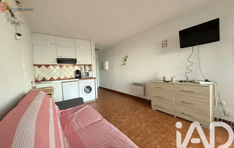 Studio 27m² Le Barcarès - Étage élevé, vue mer potentielle - Photo 4