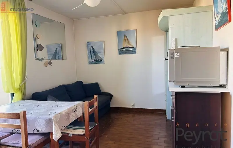 Studio 23m² Canet-en-Roussillon - 5e étage, vue dégagée - Photo 3