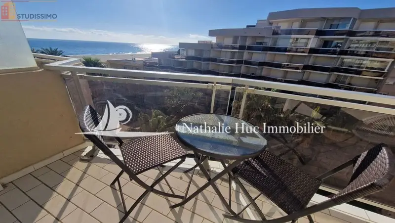 Studio 23m² Canet-en-Roussillon - Étage élevé, DPE C - Photo 2