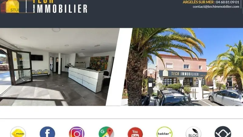 Studio 29m² Argelès-sur-Mer - 2e étage, DPE D - Photo 1