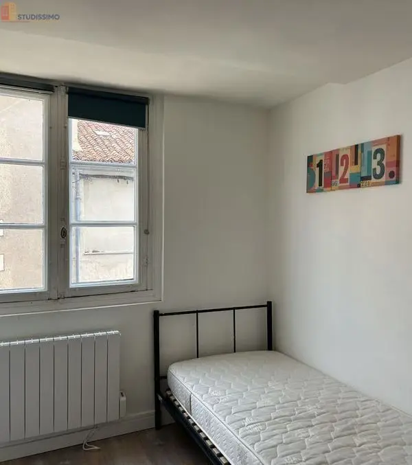 Studio meublé 12m² Poitiers centre - Meublé, DPE D - Photo 3