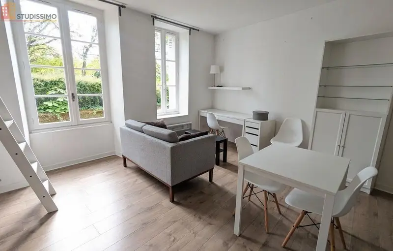 Studio meublé 25m² Poitiers centre - Calme, lumineux - Photo 4