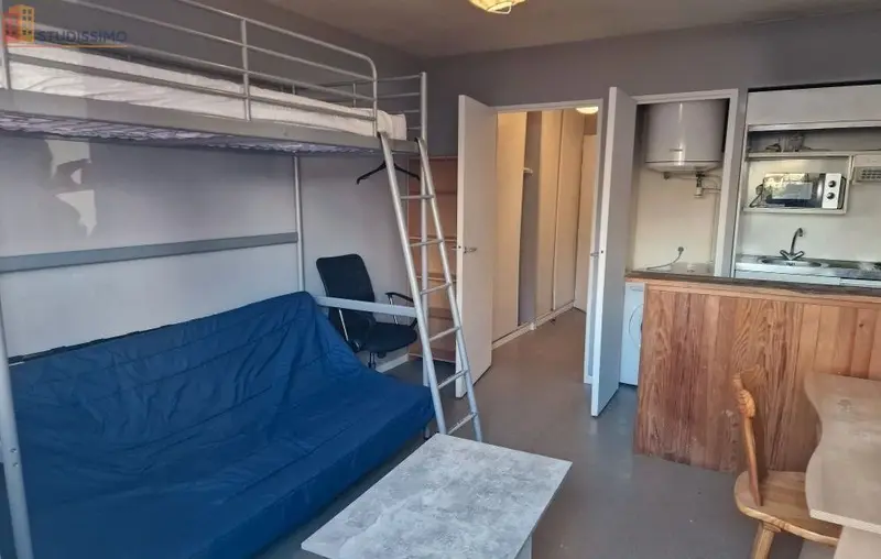 Studio meublé 23m² Poitiers - Meublé, DPE D - Photo 1