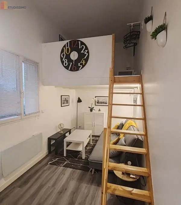 Studio meublé 19m² Châtellerault - Mezzanine, lumineux - Photo 8