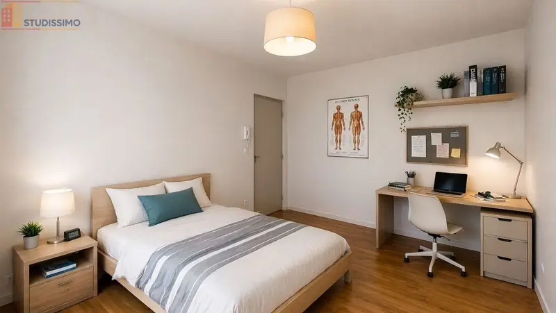 Studio meublé 13m² Mignaloux-Beauvoir - Balcon, parking - Photo 3
