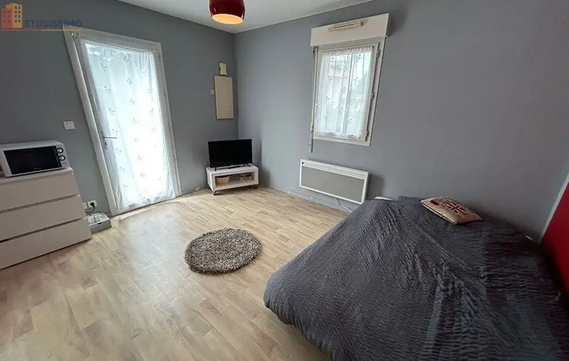 Studio meublé 22m² Poitiers - Meublé, DPE D - Photo 8