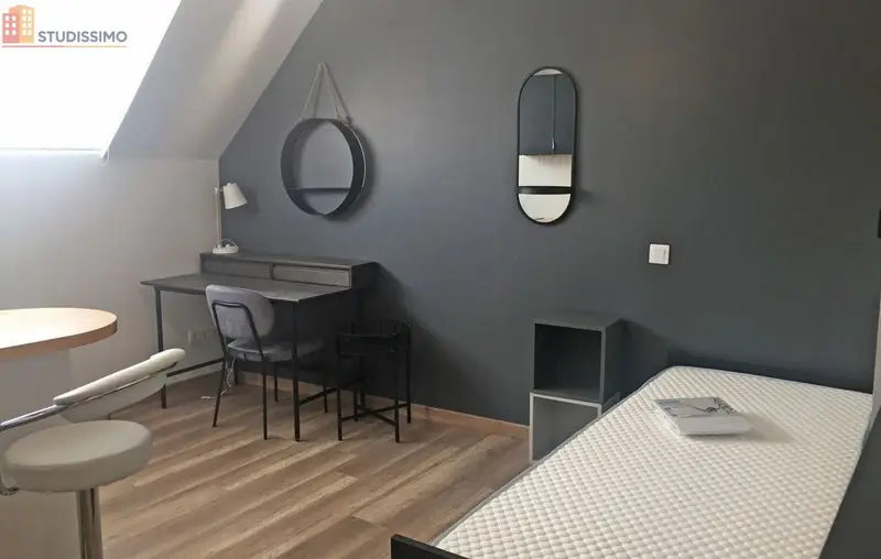 Studio meublé 21m² Poitiers - Meublé, DPE C - Photo 3