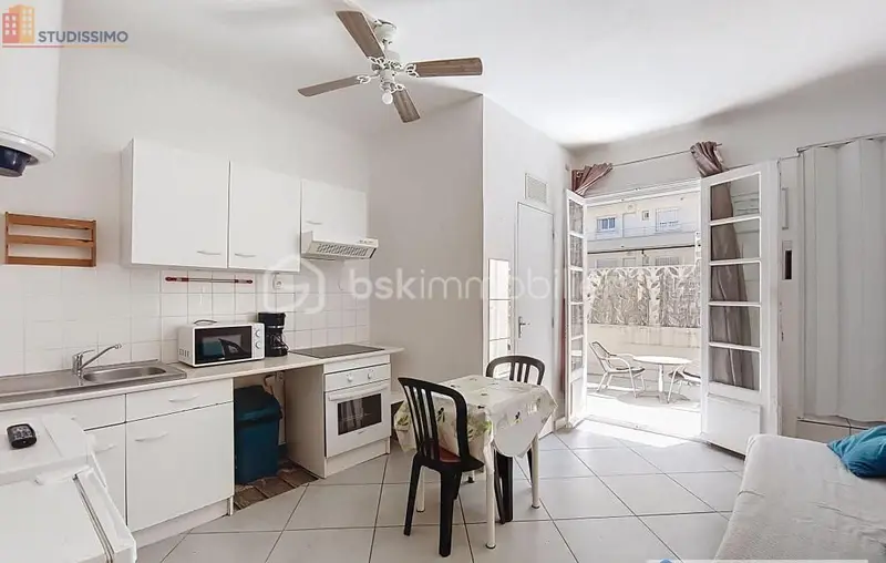 Studio 17m² Canet-en-Roussillon - 1er étage - Photo 5