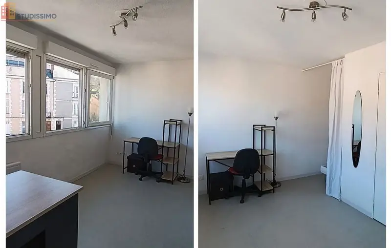 Studio meublé 23m² Poitiers centre - Proche fac sciences humaines - Photo 2
