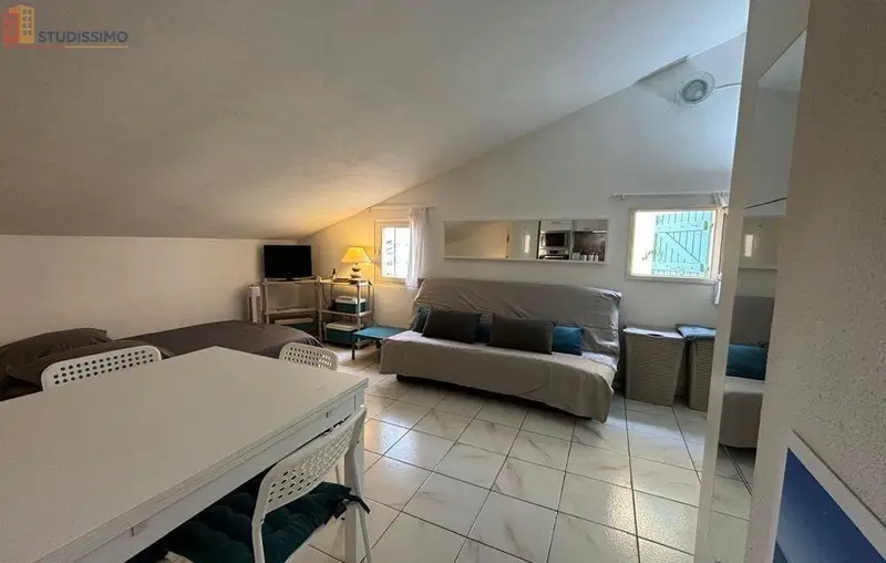 Studio 21m² Le Barcarès - Dernier étage, lumineux - Photo 3