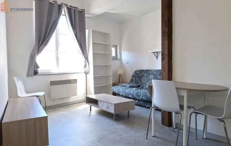 Studio meublé 29m² Limoges centre - Calme, lumineux - Photo 2