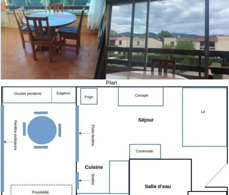 Studio 29m² Argelès-sur-Mer - 1er étage - Photo 2