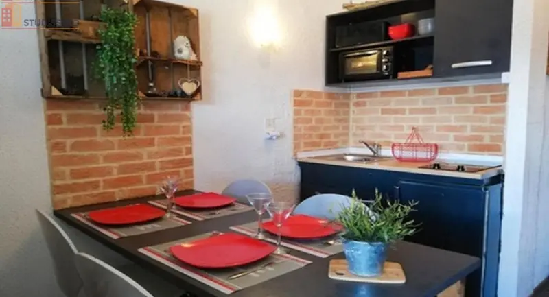 Studio 19m² Font-Romeu-Odeillo-Via - Plein sud, terrasse - Photo 1