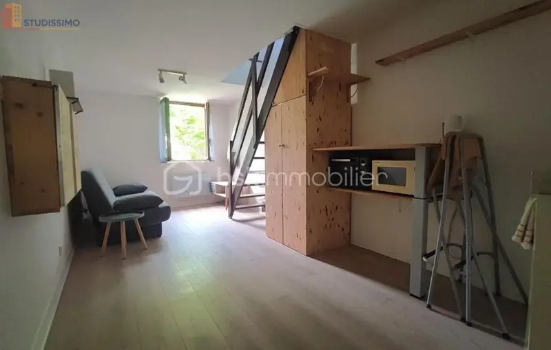 Studio meublé 19m² Limoges 87000 - Duplex, 3e étage - Photo 9
