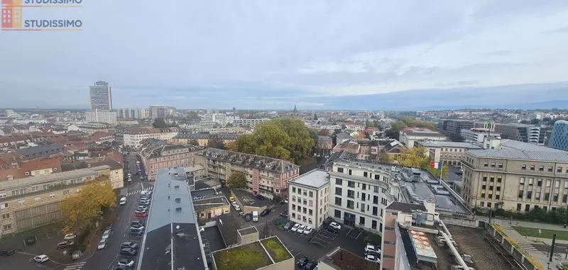 Studio 17m² Mulhouse 68100 - Étage élevé, vue dégagée - Photo 4