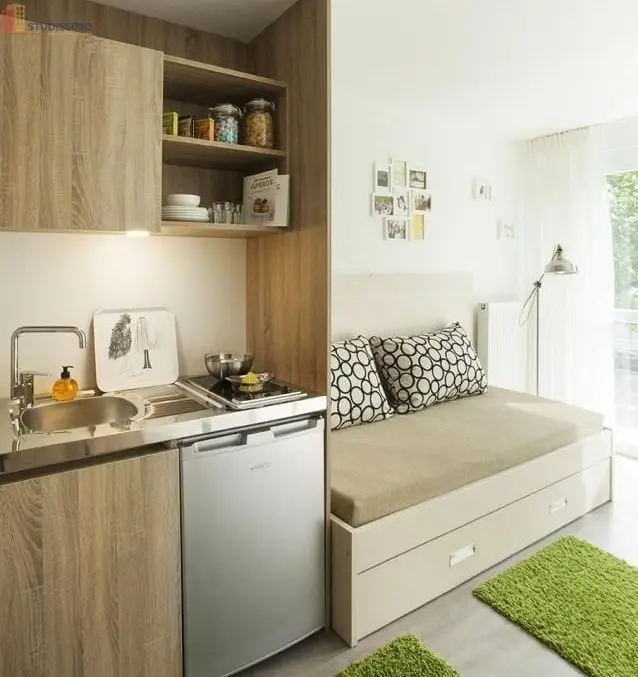 Studio 19m² Mulhouse 68100 - Étage élevé, DPE D - Photo 7